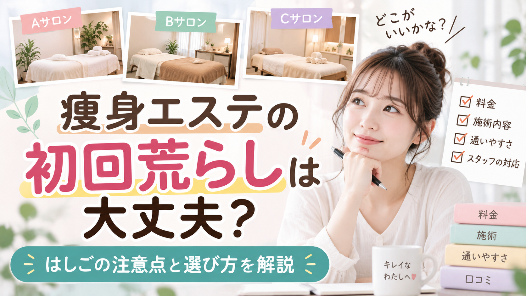 痩身エステ初回荒らし