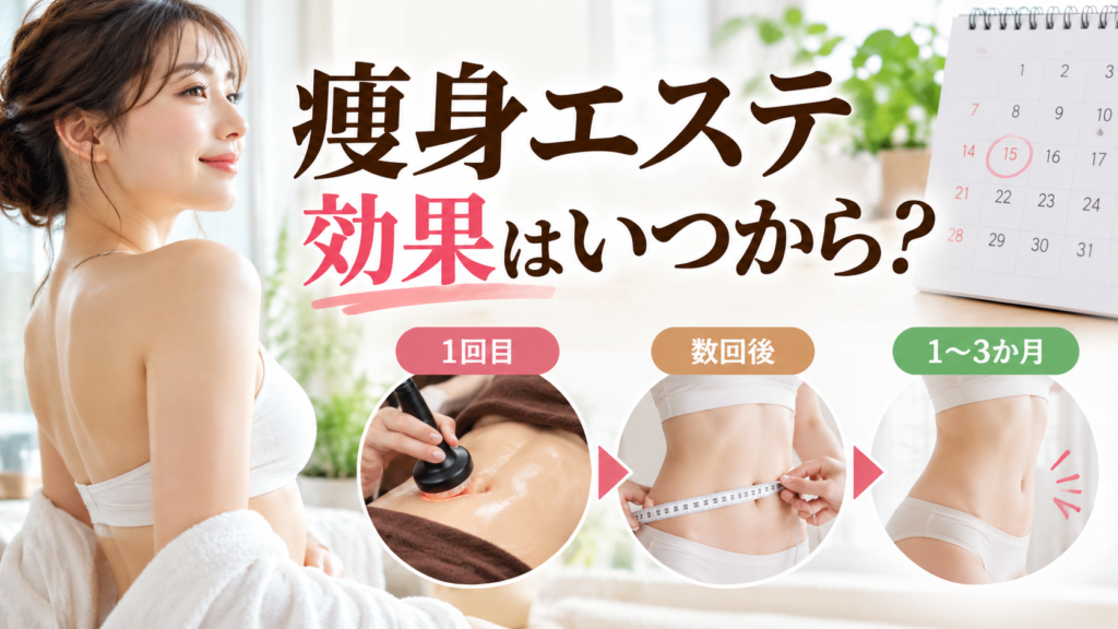 痩身エステ 効果 いつから