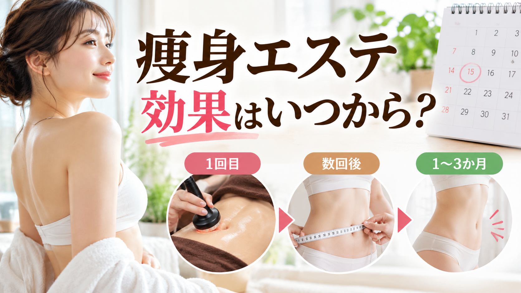 痩身エステ 効果 いつから