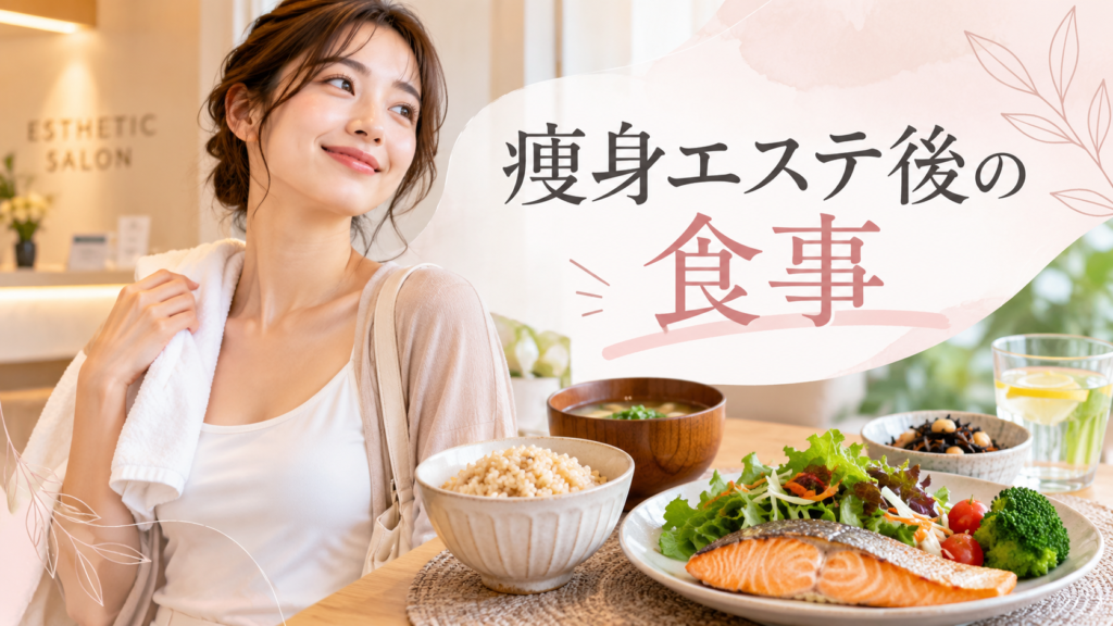 痩身エステ 後 食事