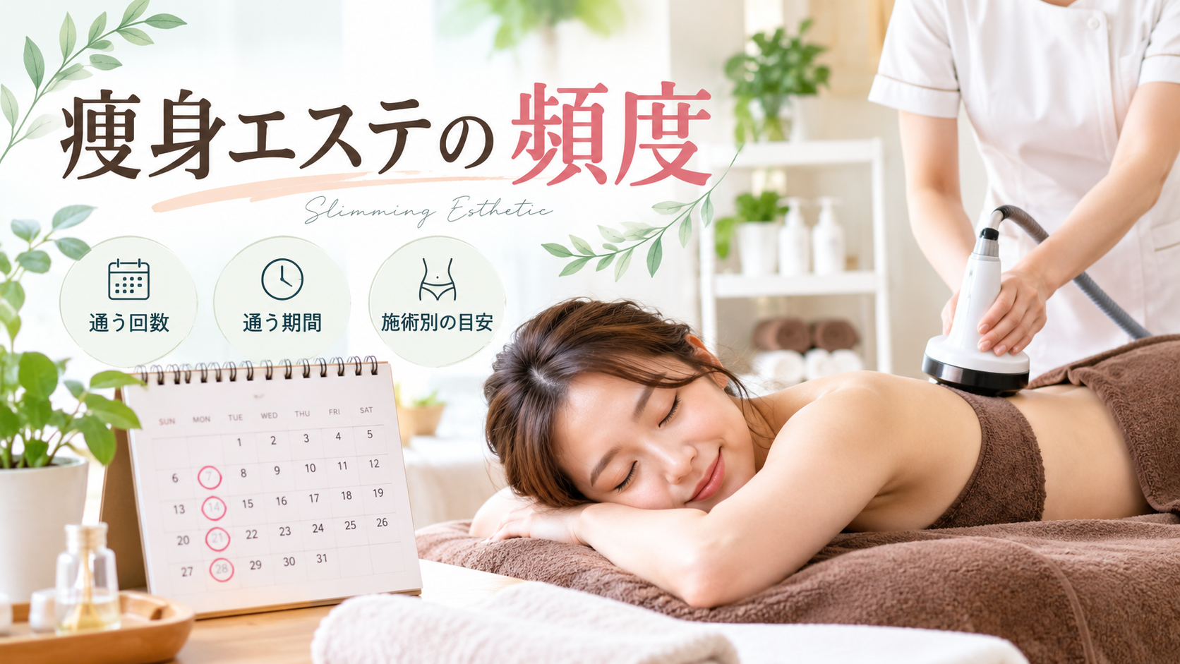 痩身エステ 頻度